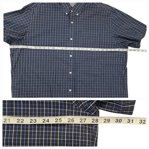 Eddie Bauer Lot of 2 Cotton Button-down Shirts, short sleeve sz XXL 2XL Men's - Picture 5 of 14